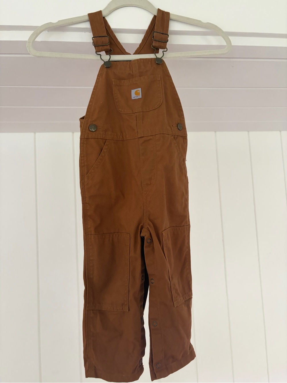 Carhartt Brown Toddler Duck Canvas Overalls